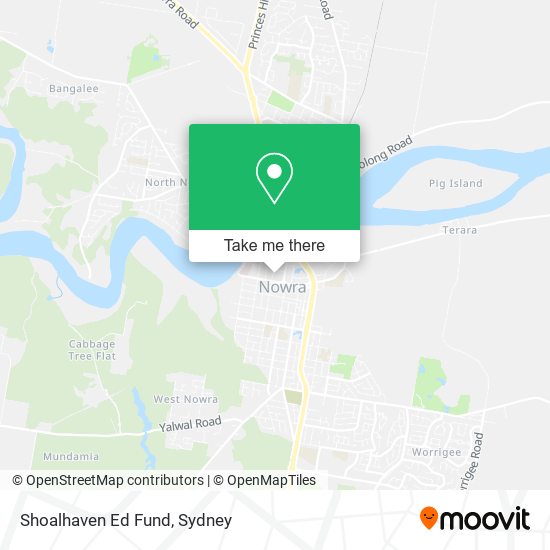 Shoalhaven Ed Fund map