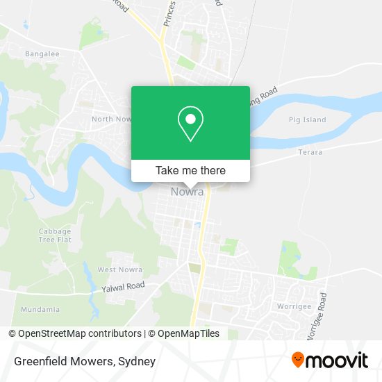 Greenfield Mowers map