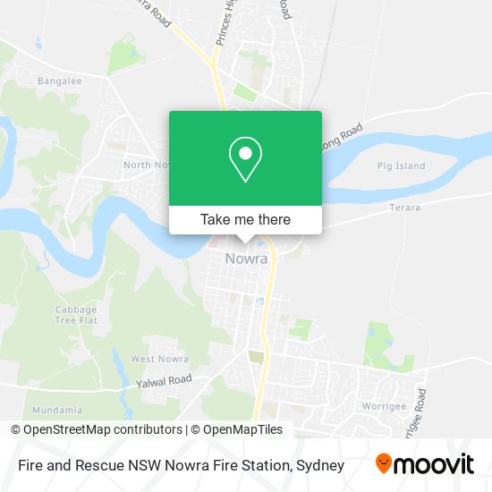 Fire and Rescue NSW Nowra Fire Station map