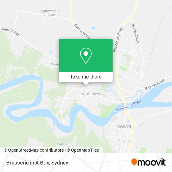 Brasserie in A Box map