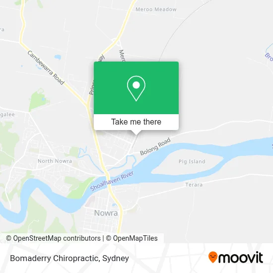 Bomaderry Chiropractic map