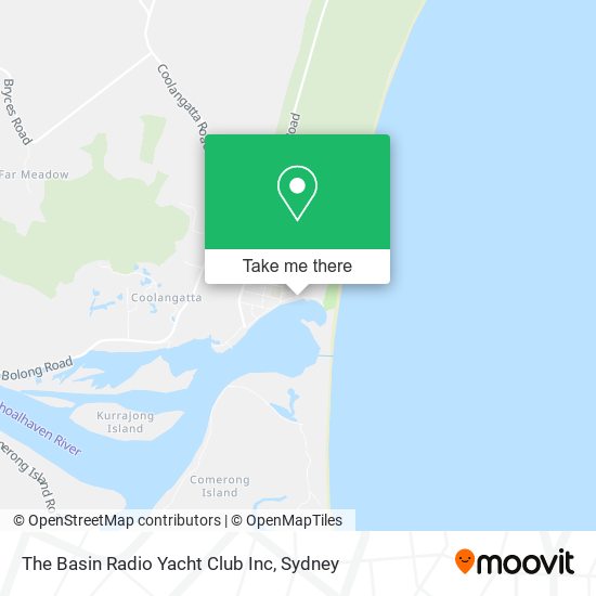 The Basin Radio Yacht Club Inc map