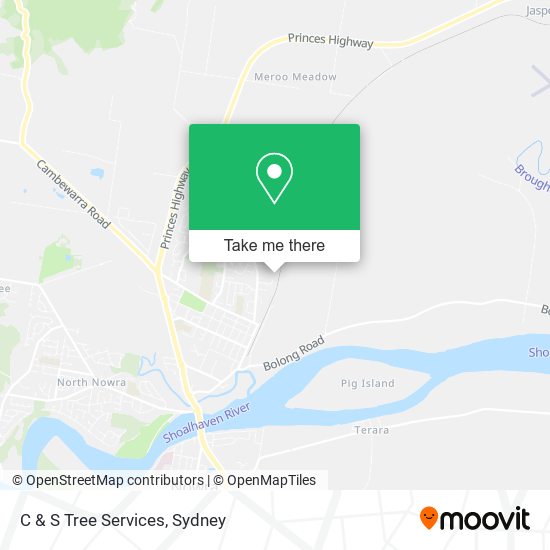 C & S Tree Services map