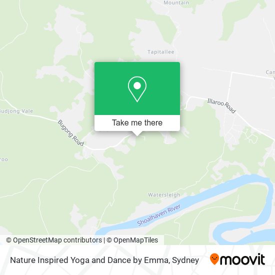 Nature Inspired Yoga and Dance by Emma map