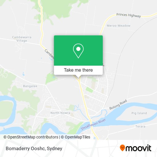 Bomaderry Ooshc map