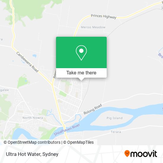 Ultra Hot Water map