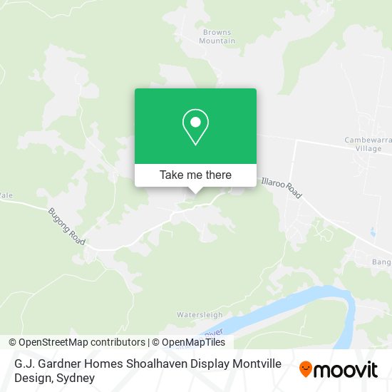 G.J. Gardner Homes Shoalhaven Display Montville Design map