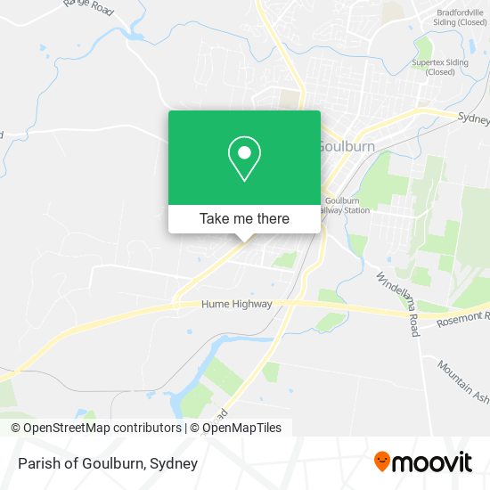 Parish of Goulburn map