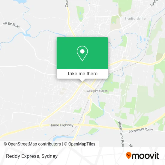 Reddy Express map