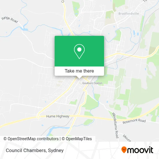 Council Chambers map