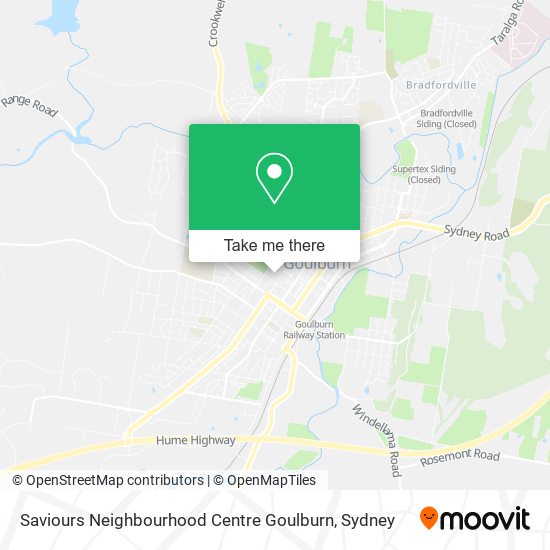 Mapa Saviours Neighbourhood Centre Goulburn