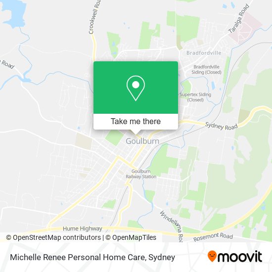 Michelle Renee Personal Home Care map