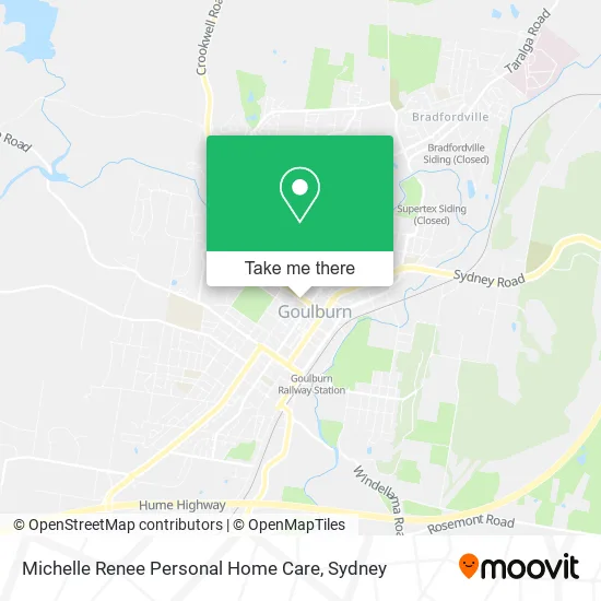 Michelle Renee Personal Home Care map