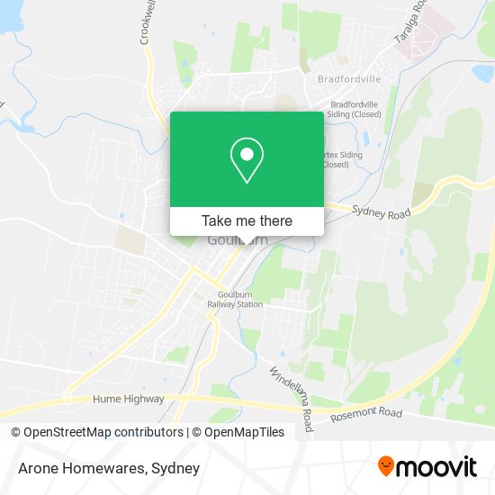 Arone Homewares map