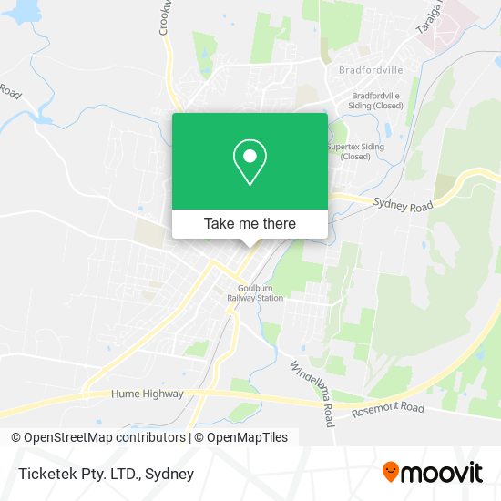 Ticketek Pty. LTD. map