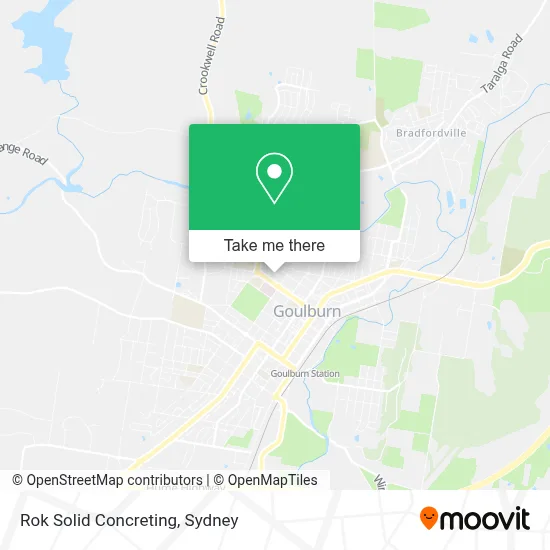 Rok Solid Concreting map