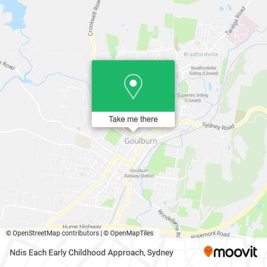 Ndis Each Early Childhood Approach map