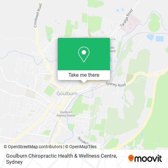 Goulburn Chiropractic Health & Wellness Centre map
