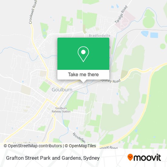 Grafton Street Park and Gardens map