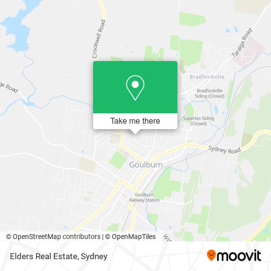 Elders Real Estate map