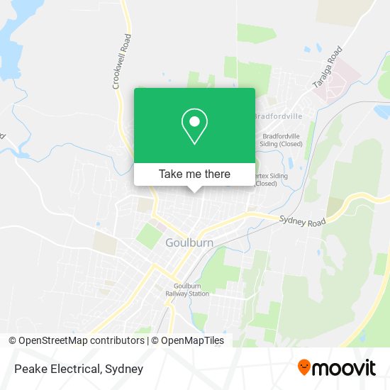 Peake Electrical map