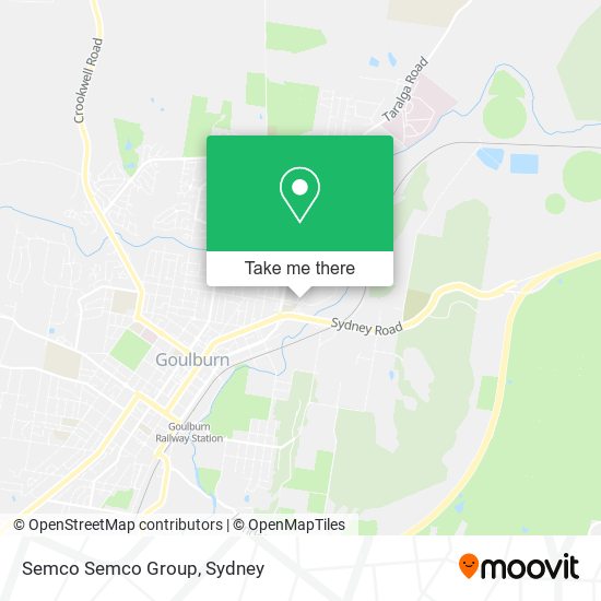 How to get to Semco Semco Group in Goulburn by train or bus?