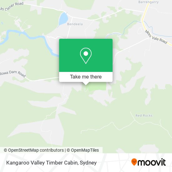 Kangaroo Valley Timber Cabin map