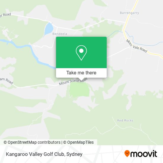 Kangaroo Valley Golf Club map