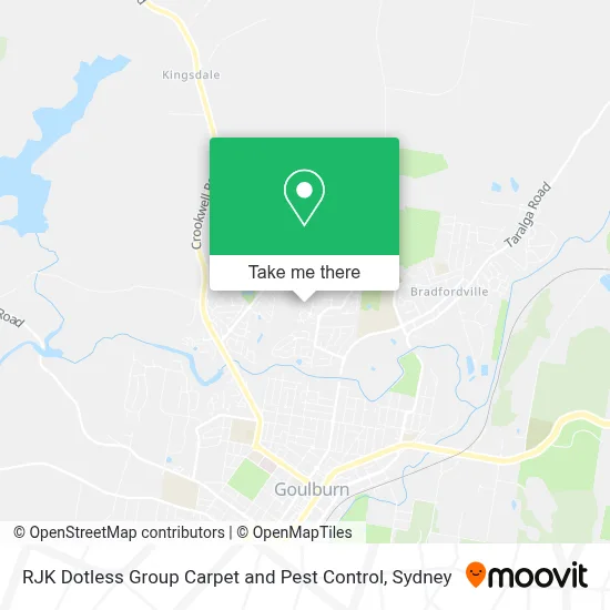 Mapa RJK Dotless Group Carpet and Pest Control