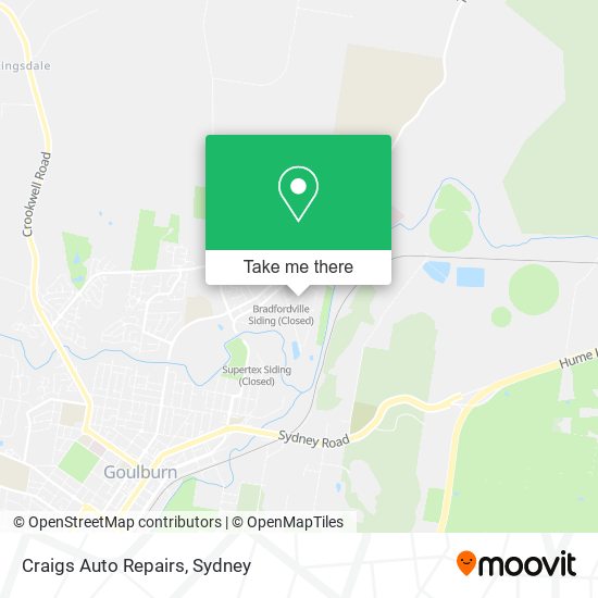 Craigs Auto Repairs map