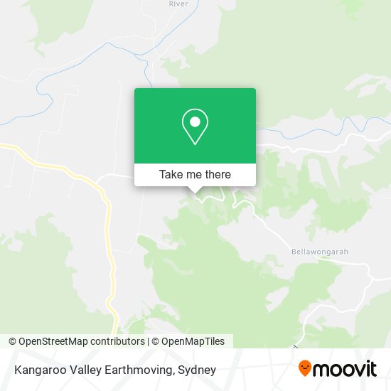Kangaroo Valley Earthmoving map