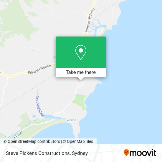 Steve Pickens Constructions map