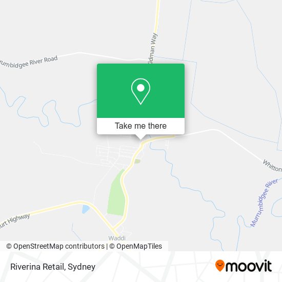 Riverina Retail map