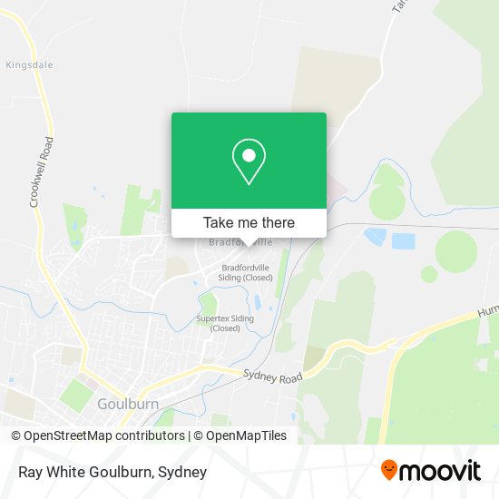 Ray White Goulburn map