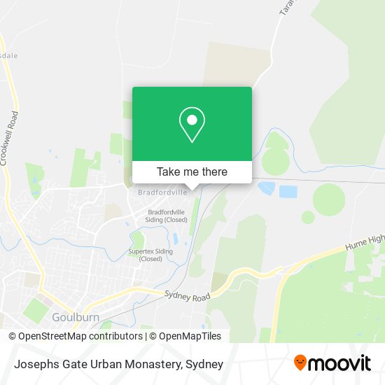 Josephs Gate Urban Monastery map