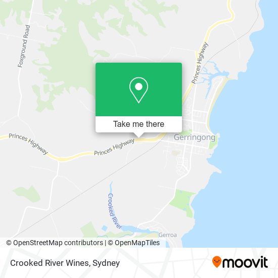 Crooked River Wines map