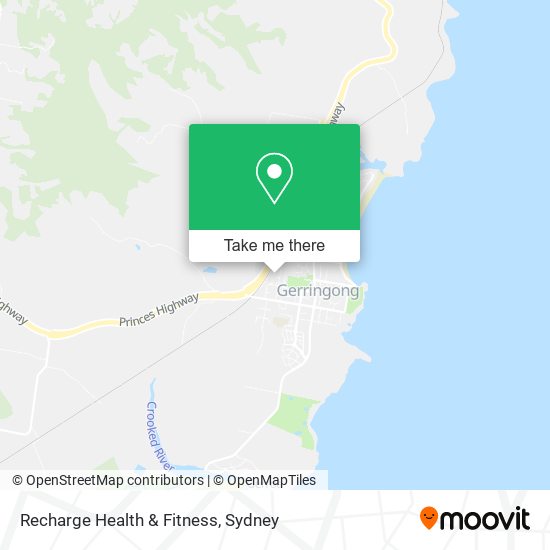 Recharge Health & Fitness map