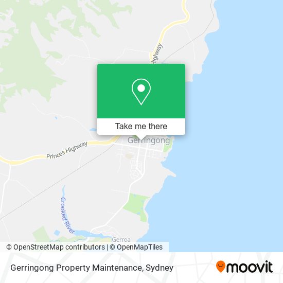 Mapa Gerringong Property Maintenance