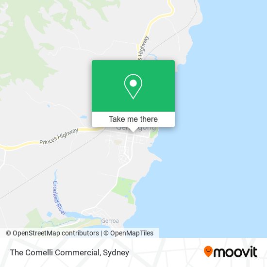 The Comelli Commercial map