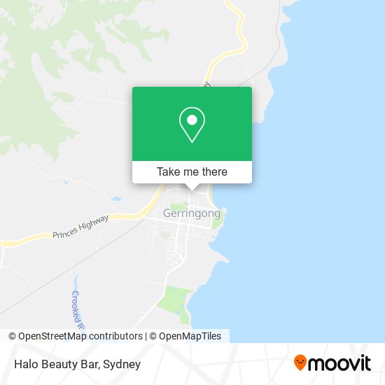 Halo Beauty Bar map