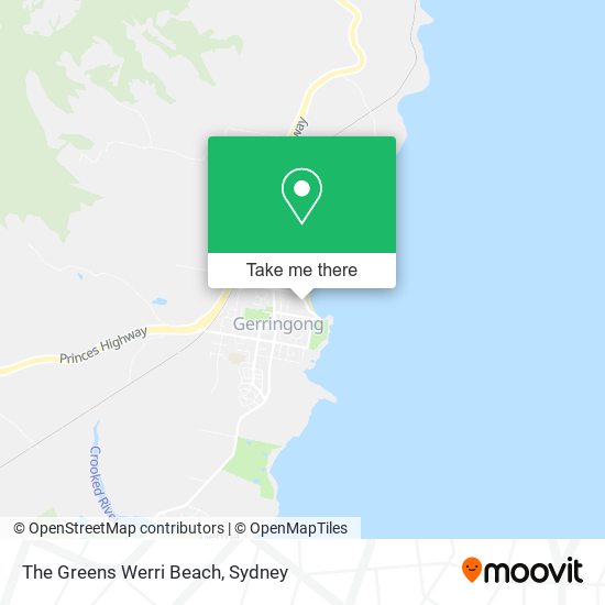 The Greens Werri Beach map