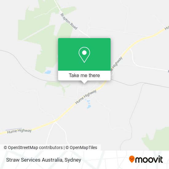Straw Services Australia map