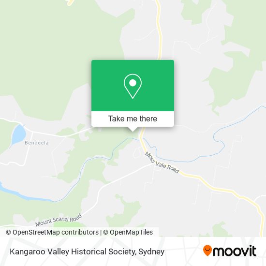 Kangaroo Valley Historical Society map