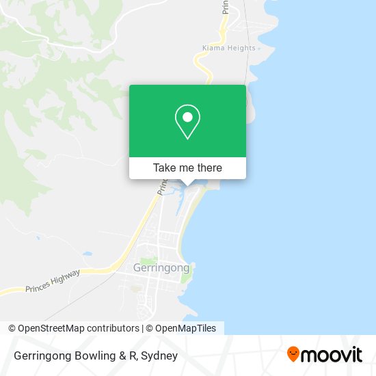 Gerringong Bowling & R map