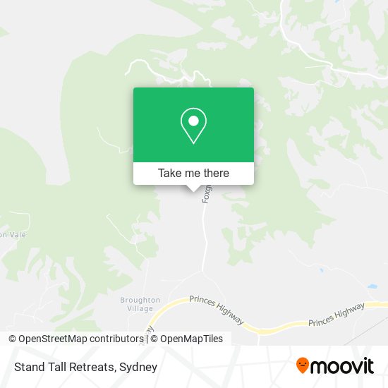 Stand Tall Retreats map