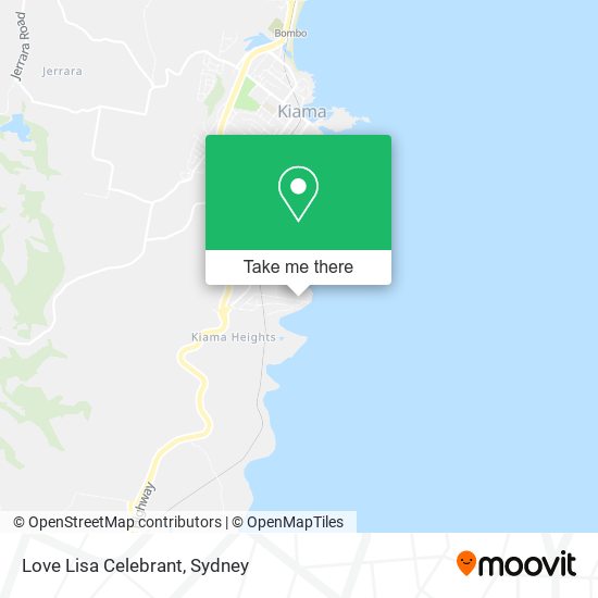 Love Lisa Celebrant map