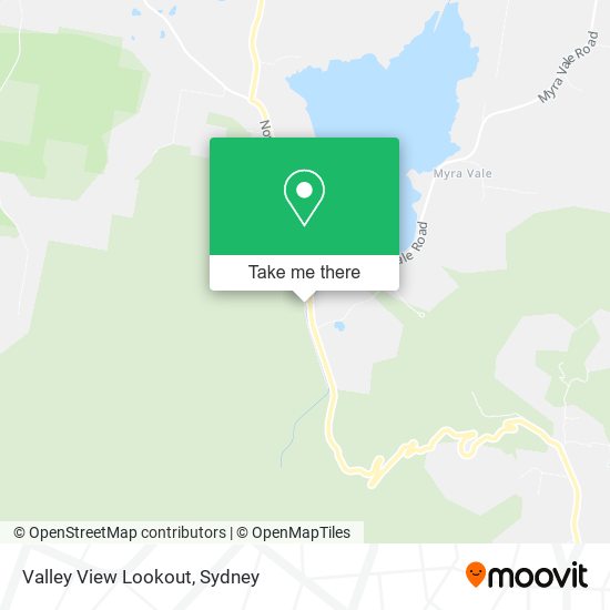 Valley View Lookout map