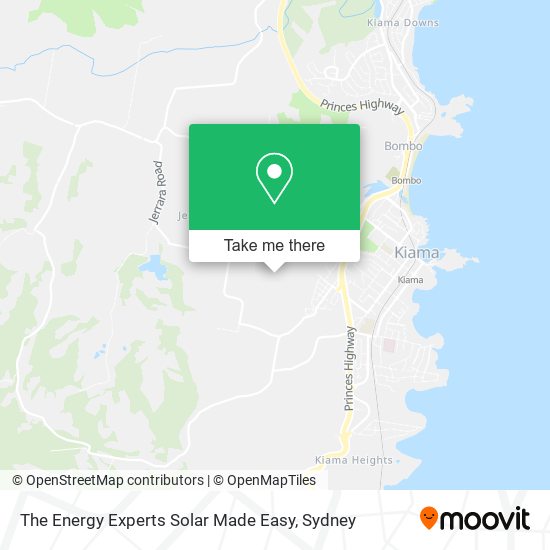 The Energy Experts Solar Made Easy map
