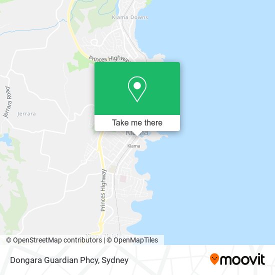 Dongara Guardian Phcy map