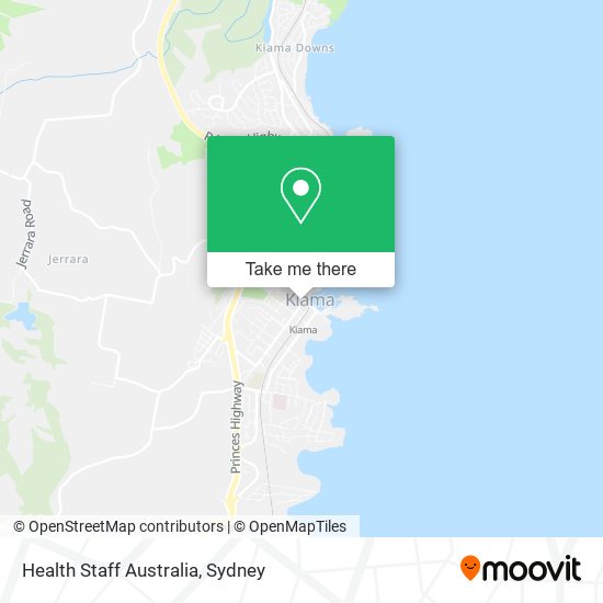 Health Staff Australia map
